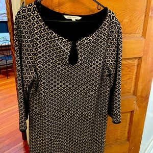 Stretchy winter shirt dress